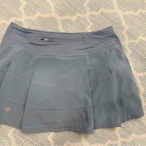 Gray lululemon Pace Rival skirt